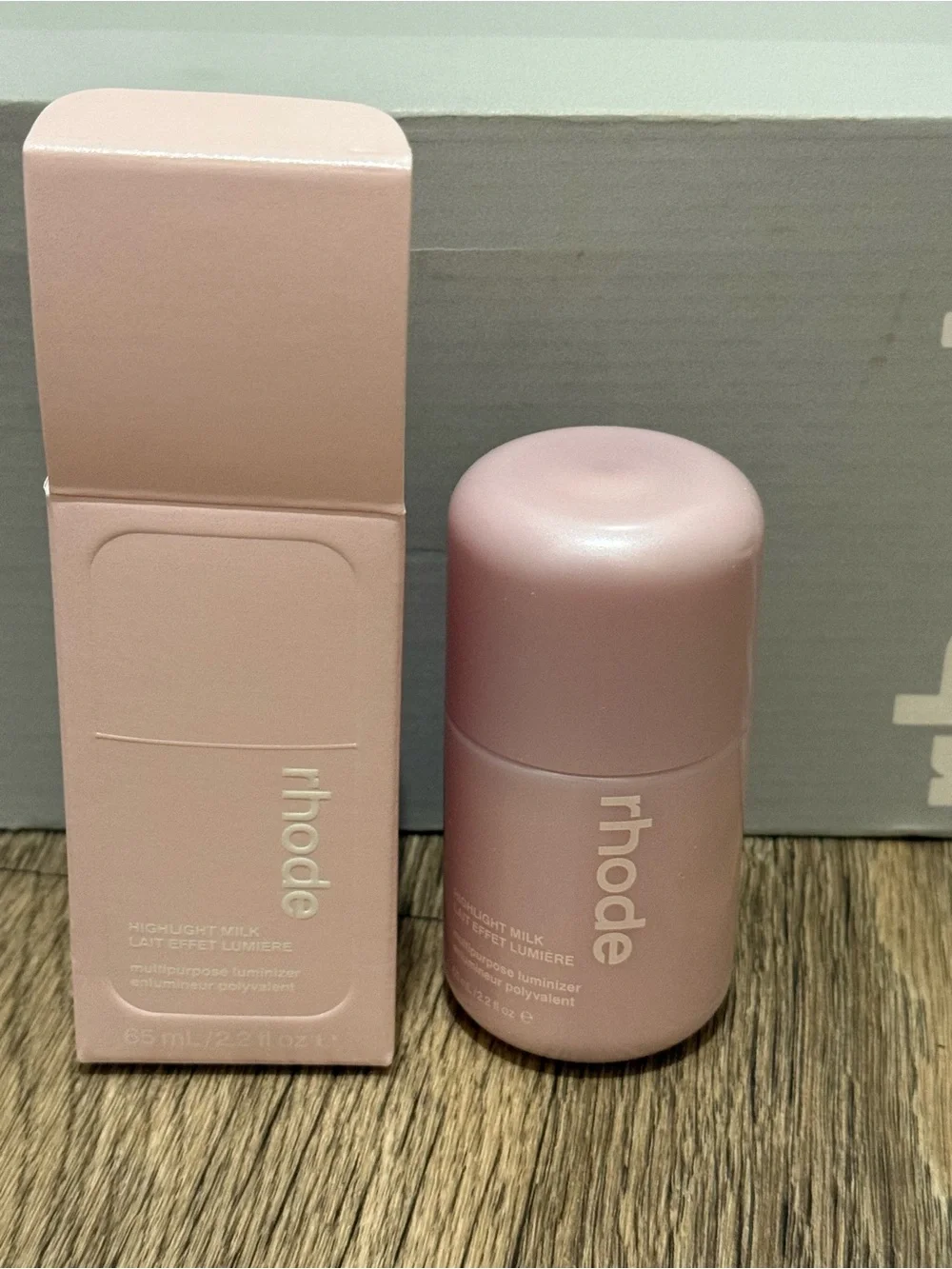 RHODE Highlight Milk Multipurpose Luminizer Shade 1/ Pearly Pink NWT